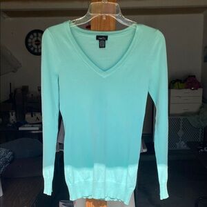 Rue21 Green Fitted Ribbed Blouse